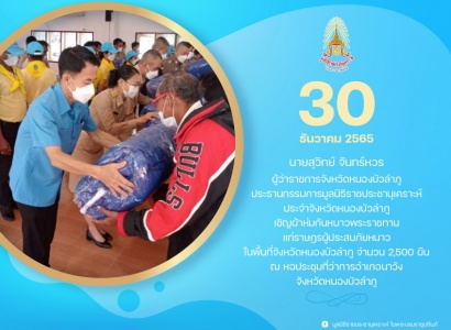 <strong>อ่านเพิ่มเติมเกี่ยวกับ</strong><br>นายสุวิทย์  จันทร์หวร ผู้ว่าราชการจังหวัดหนองบัวลำภู เชิญผ้าห่มกันหนาวพระราชทาน แก่ราษฎรผู้ประสบภัยหนาวในพื้นที่จังหวัดหนองบัวลำภู นายสุวิทย์  จันทร์หวร ผู้ว่าราชการจังหวัดหนองบัวลำภู เชิญผ้าห่มกันหนาวพระราชทาน แก่ราษฎรผู้ประสบภัยหนาวในพื้นที่จังหวัดหนองบัวลำภู